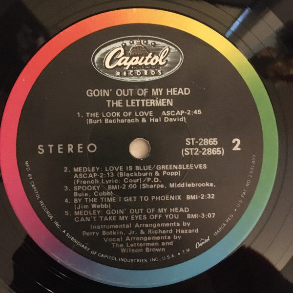 The Lettermen : Goin' Out Of My Head (LP, Album, Scr)