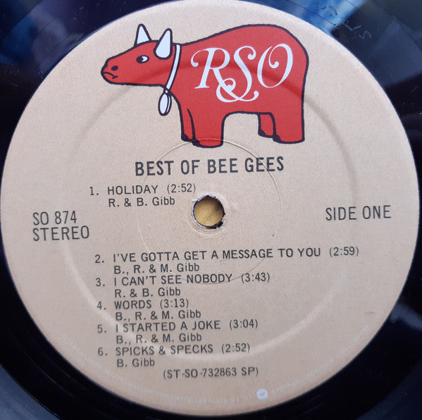 Bee Gees : Best Of Bee Gees (LP, Comp, RE, SP )