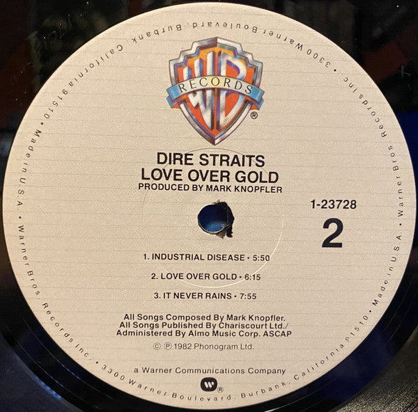 Dire Straits : Love Over Gold (LP, Album, All)