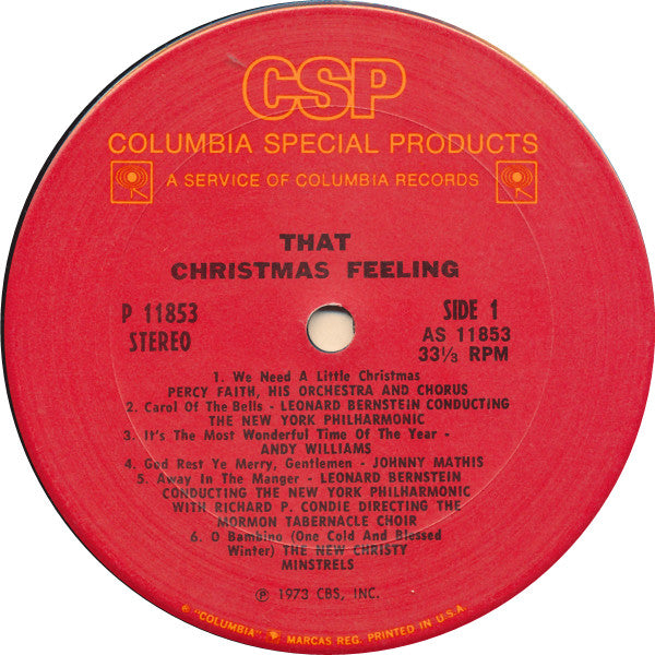 Various : That Christmas Feeling (LP, Comp, Pit)