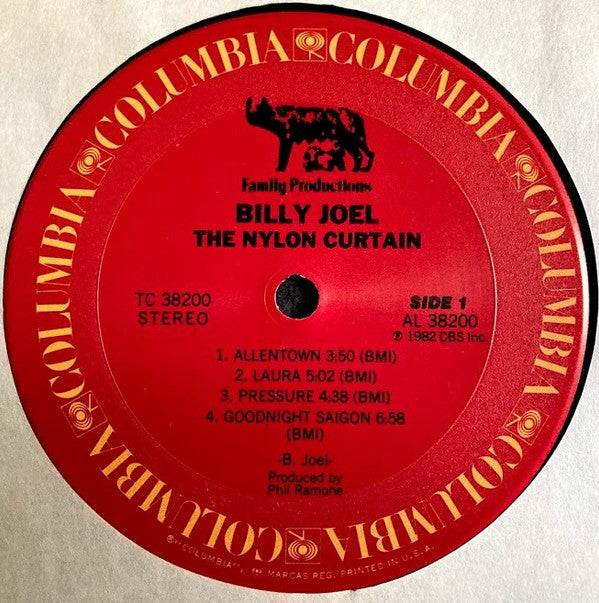 Billy Joel : The Nylon Curtain (LP, Album, Pit)