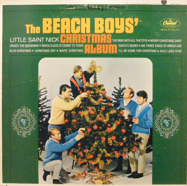 The Beach Boys : The Beach Boys' Christmas Album (LP, Album, Scr)