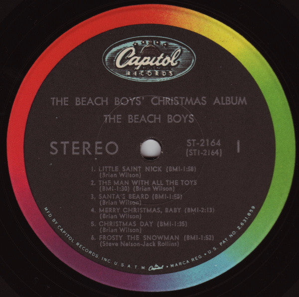 The Beach Boys : The Beach Boys' Christmas Album (LP, Album, Scr)