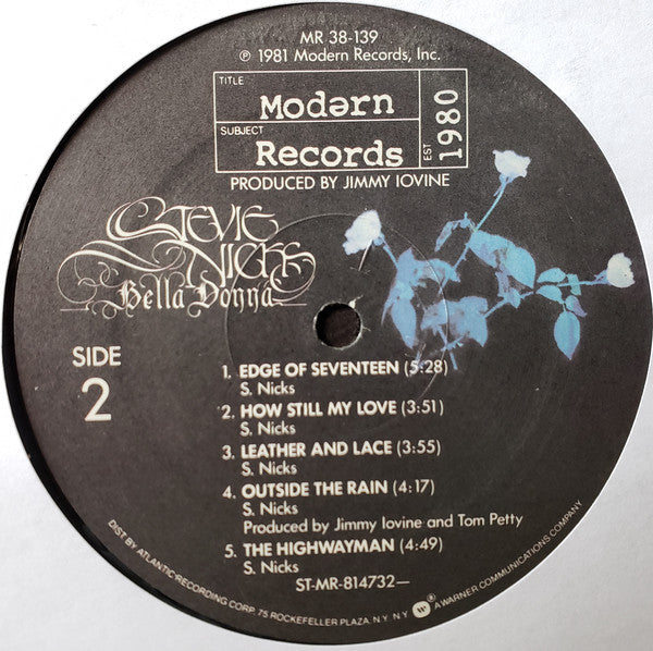 Stevie Nicks : Bella Donna (LP, Album, Spe)