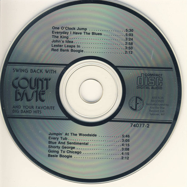 Count Basie : Swing Back With Count Basie (CD, Album, Comp)