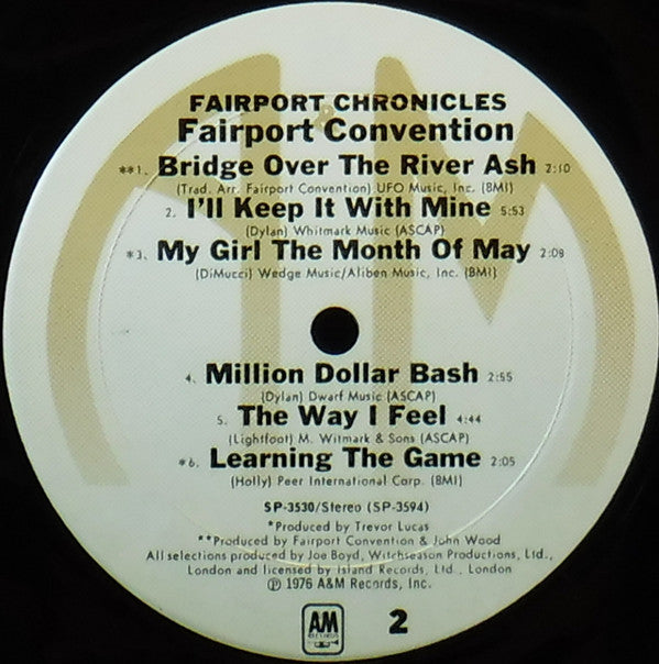 Fairport Convention : Fairport Chronicles (2xLP, Comp, Mon)