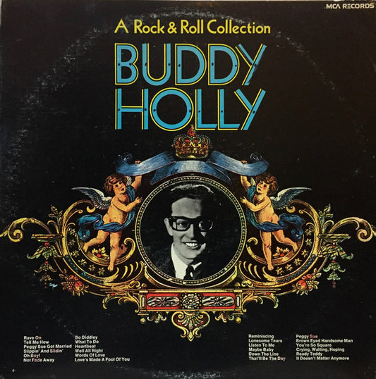 Buddy Holly : A Rock & Roll Collection (2xLP, Comp, RE, Glo)