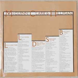 McGuinn, Clark & Hillman : McGuinn, Clark & Hillman (LP, Album, Win)