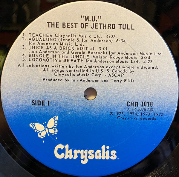 Jethro Tull : M. U. - The Best Of Jethro Tull (LP, Comp, Club, RE, San)