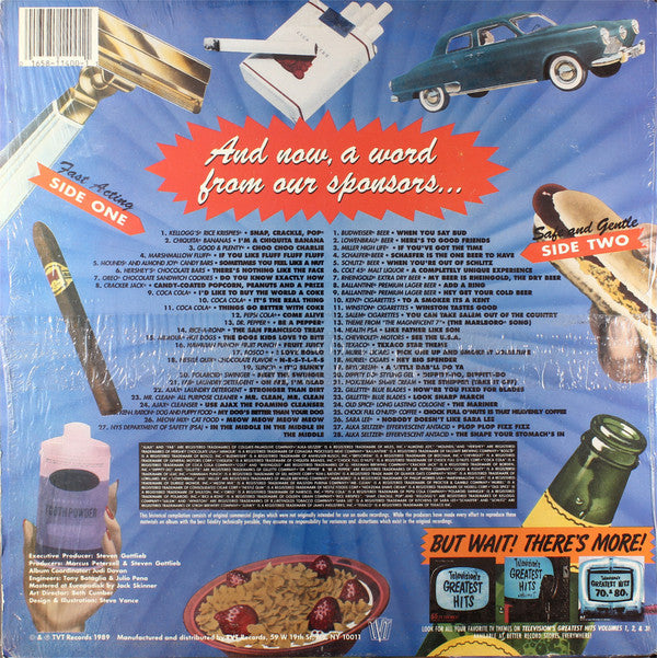 Various : TeeVee Toons: The Commercials (LP, Album, Comp)