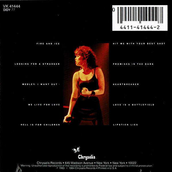 Benatar* : Live From Earth (CD, Album, Club, CRC)