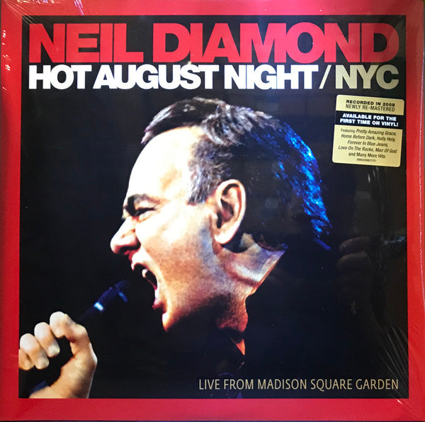 Neil Diamond : Hot August Night / NYC (2xLP, Album, RE, RM, Gat)