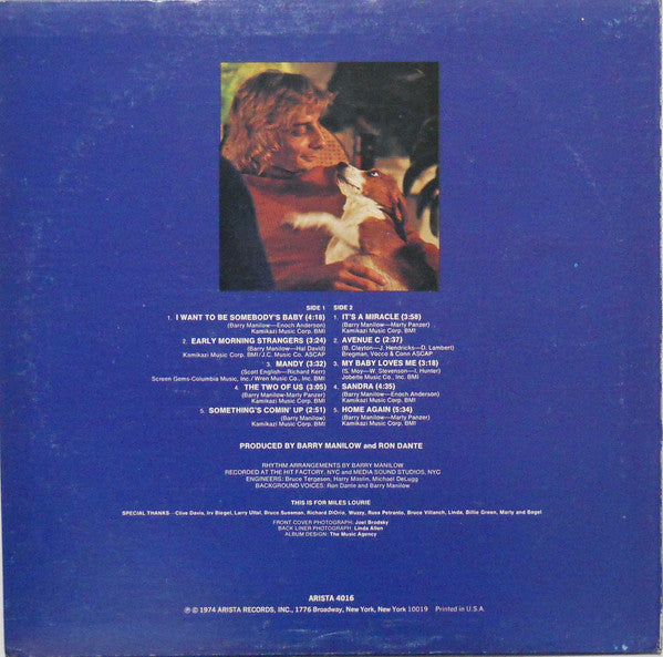 Barry Manilow : Barry Manilow II (LP, Album, Pla)