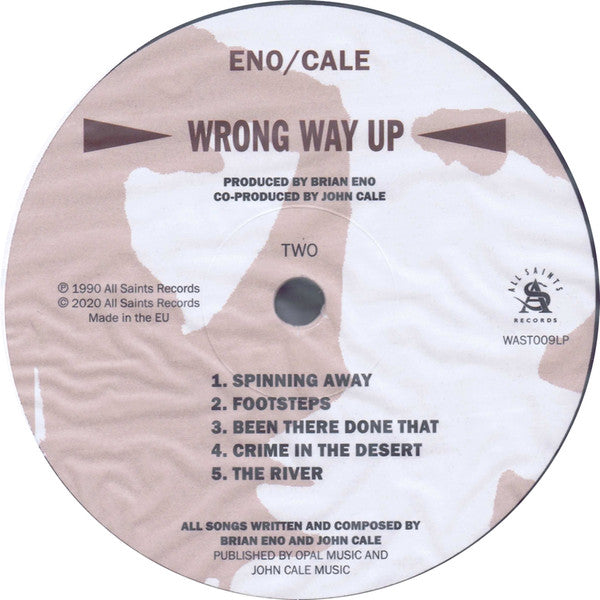 Eno* / Cale* : Wrong Way Up (LP, Album, RE, 30t)