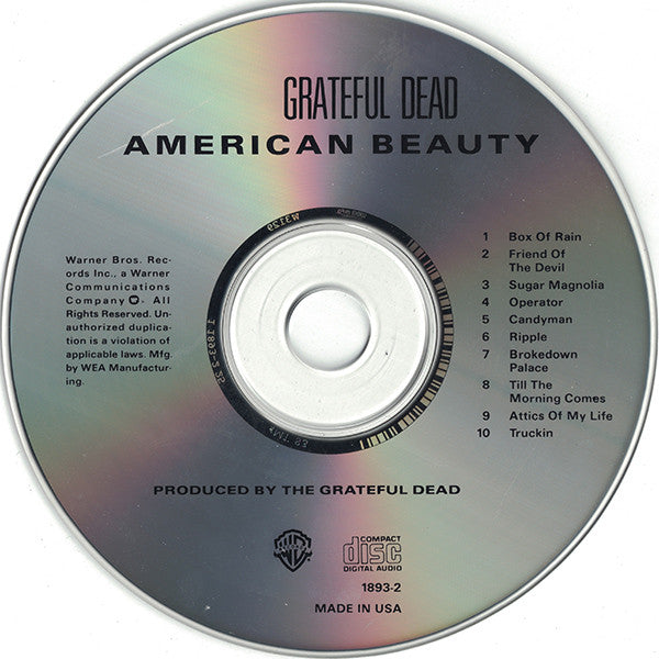 Grateful Dead* : American Beauty (CD, Album, RE)