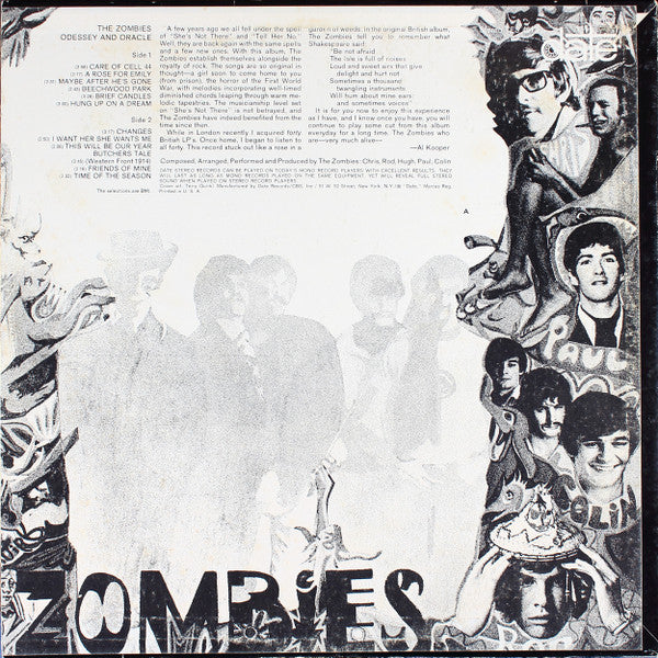 The Zombies : Odessey And Oracle (LP, Album, RP, Ter)