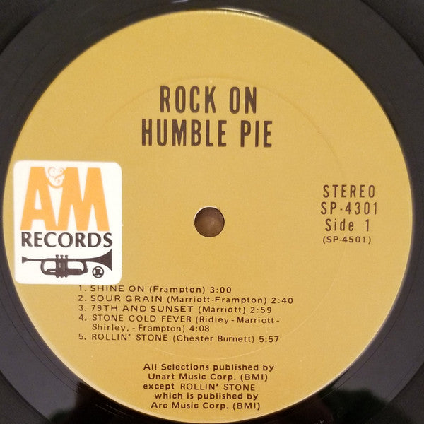 Humble Pie : Rock On (LP, Album, Ter)