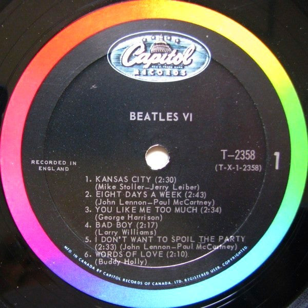 The Beatles : Beatles VI (LP, Album, Mono)