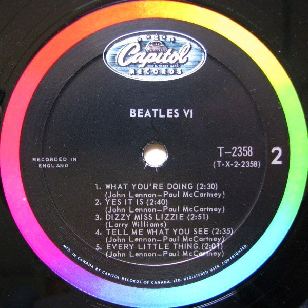 The Beatles : Beatles VI (LP, Album, Mono)