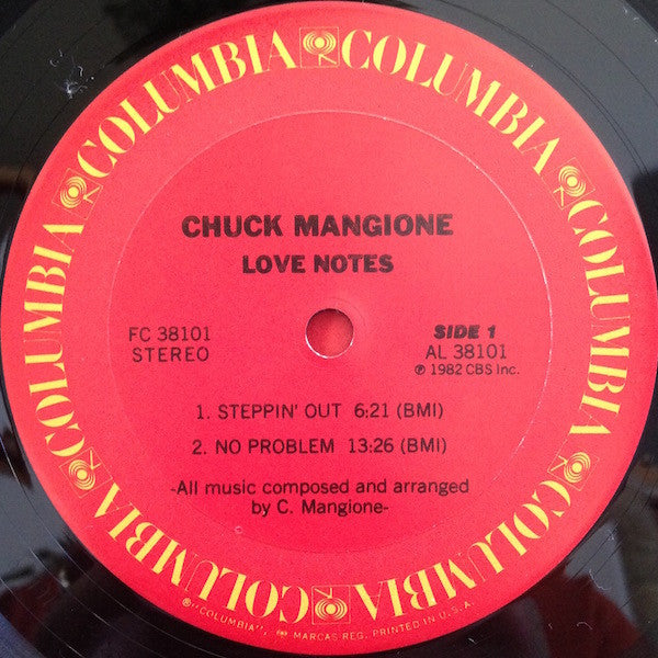 Chuck Mangione : Love Notes (LP, Album)