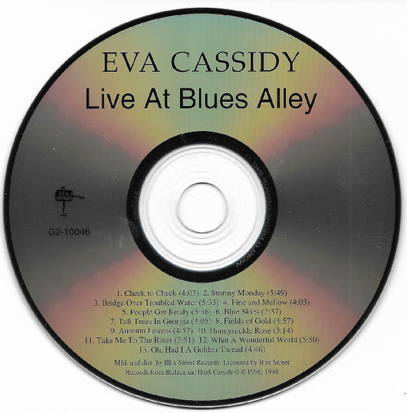 Eva Cassidy : Live At Blues Alley (CD, Album)