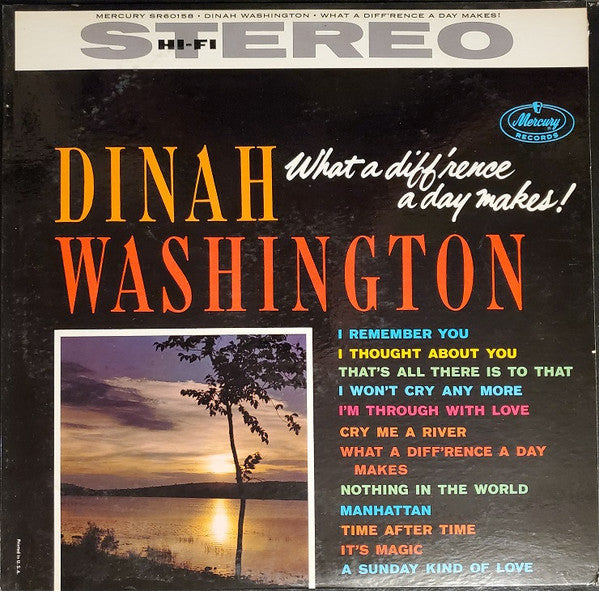 Dinah Washington : What A Diff'rence A Day Makes! (LP, Album)