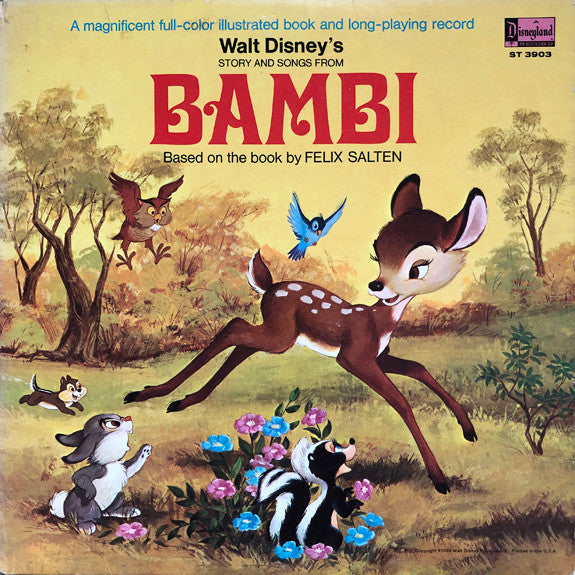 Unknown Artist : Walt Disney's Story And Songs From Bambi (LP)