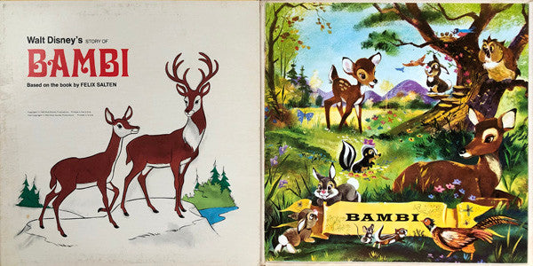 Unknown Artist : Walt Disney's Story And Songs From Bambi (LP)