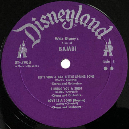 Unknown Artist : Walt Disney's Story And Songs From Bambi (LP)