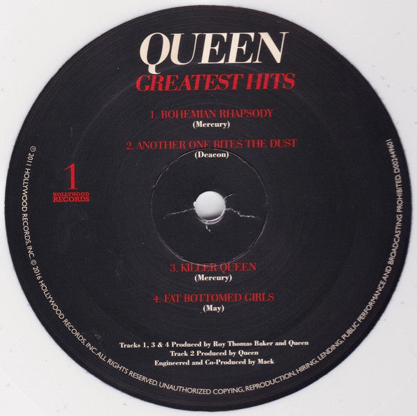 Queen : Greatest Hits  (LP, Whi + LP, Red + Comp, RE)