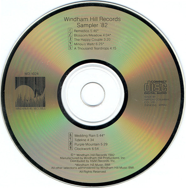 Various : Windham Hill Records Sampler '82 (CD, Smplr)