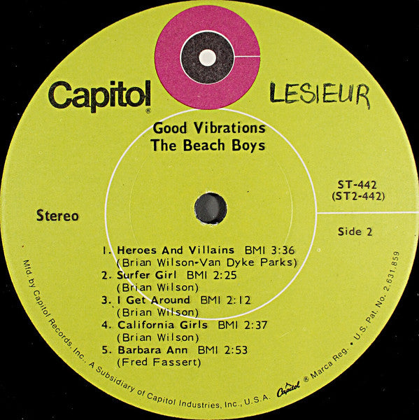 The Beach Boys : Good Vibrations (LP, Comp)