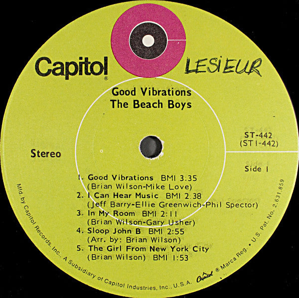 The Beach Boys : Good Vibrations (LP, Comp)