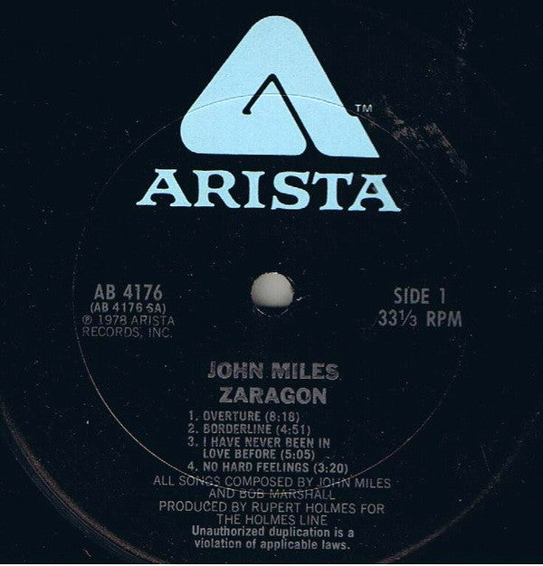 John Miles : Zaragon (LP, Album, Ter)