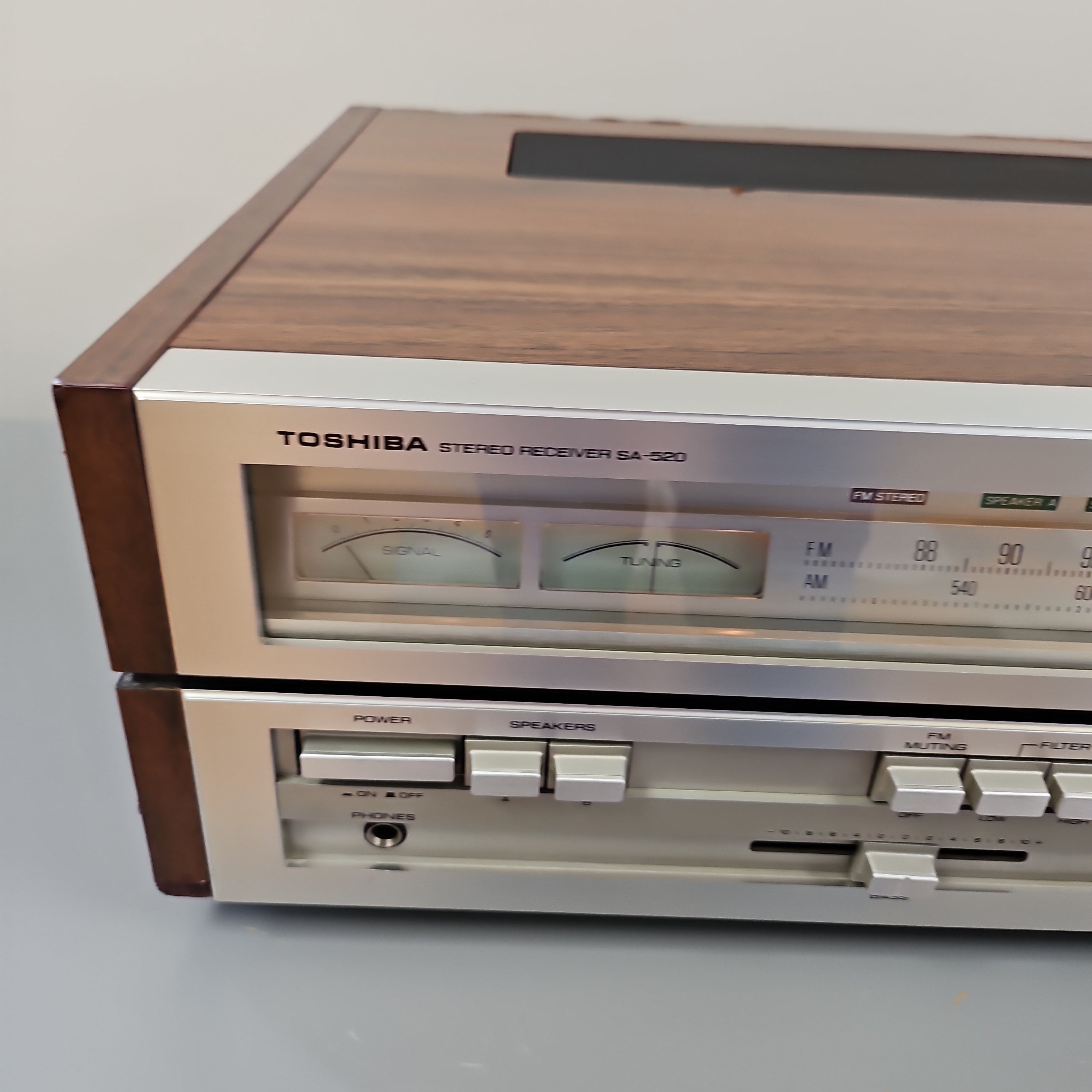 Toshiba SA-520 Stereo Receiver * $100 Flat Ship CONUS Only – The Turntable  Store