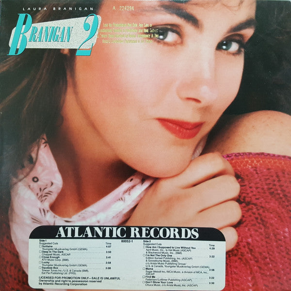 Laura Branigan : Branigan 2 (LP, Album, All)