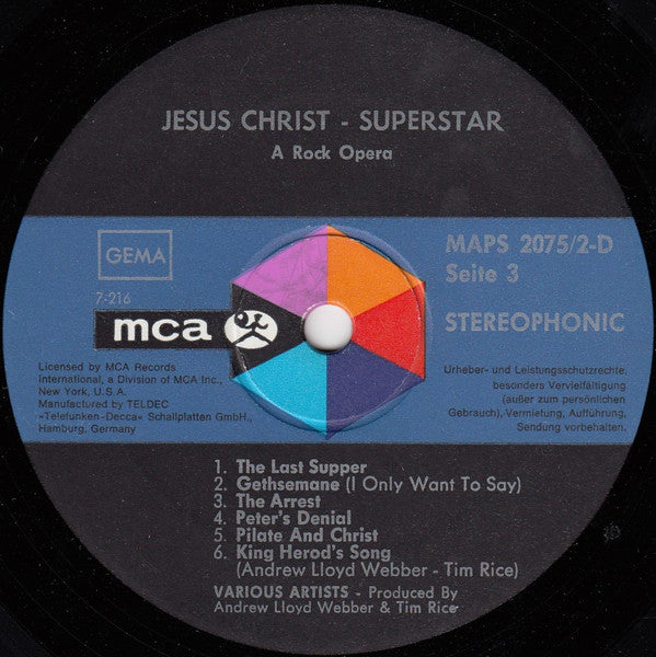 Various : Jesus Christ Superstar (2xLP, Album + Box, Boo)