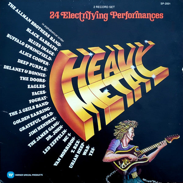 Various : Heavy Metal - 24 Electrifying Performances (2xLP, Comp, Ter)