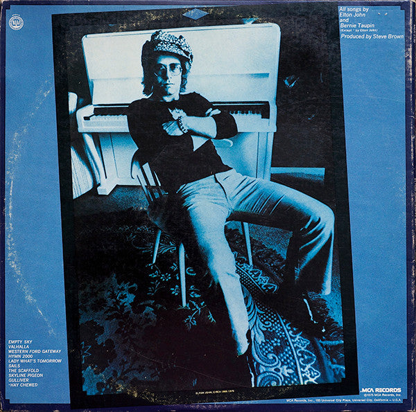 Elton John : Empty Sky (LP, Album, RE, Glo)