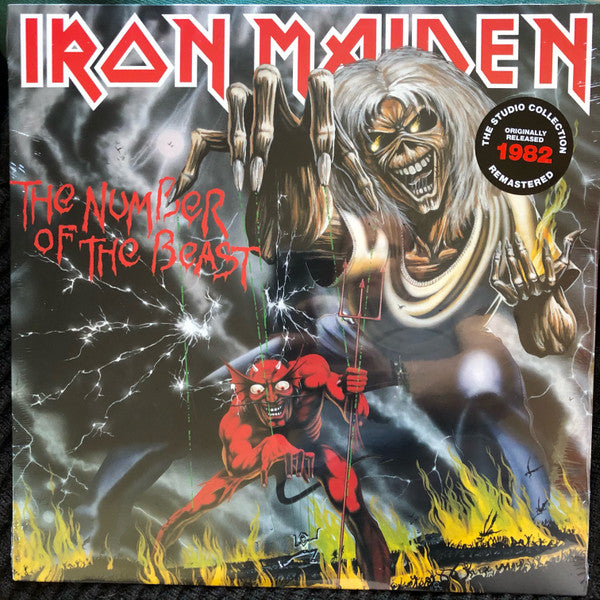 Iron Maiden : The Number Of The Beast (LP, Album, RE, RM, 180)