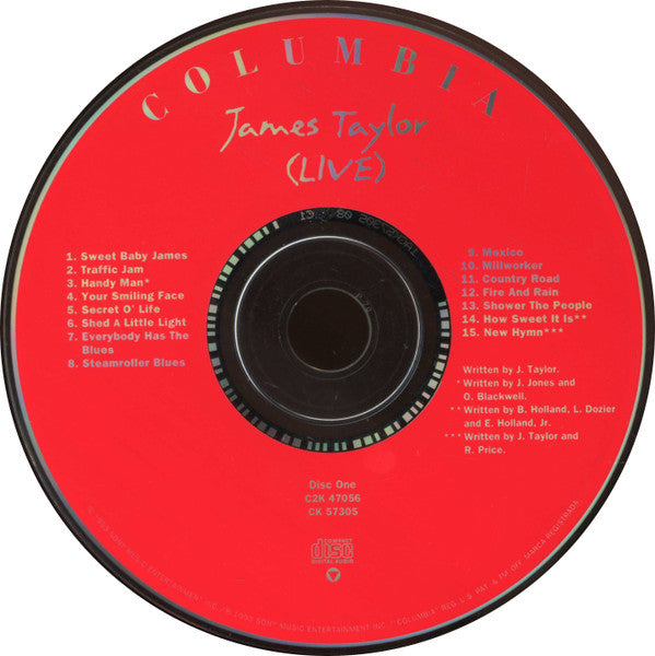 James Taylor (2) : (Live) (2xCD, Album)