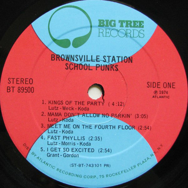 Brownsville Station : School Punks (LP, Album, PR)