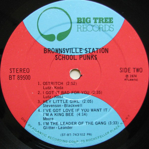 Brownsville Station : School Punks (LP, Album, PR)