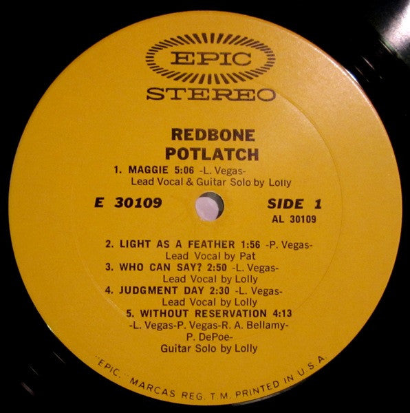 Redbone : Potlatch (LP, Album, Pit)