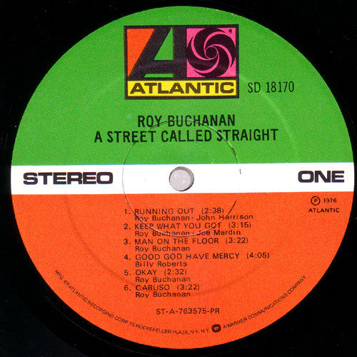 Roy Buchanan : A Street Called Straight (LP, Album, PR )