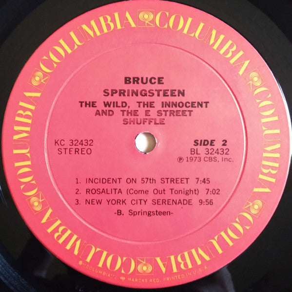 Bruce Springsteen : The Wild, The Innocent &  The E Street Shuffle (LP, Album, Pit)