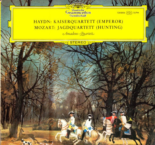 Haydn* / Mozart* - Amadeus-Quartett : Kaiserquartett (Emperor) / Jagdquartett (Hunting) (LP, RP)