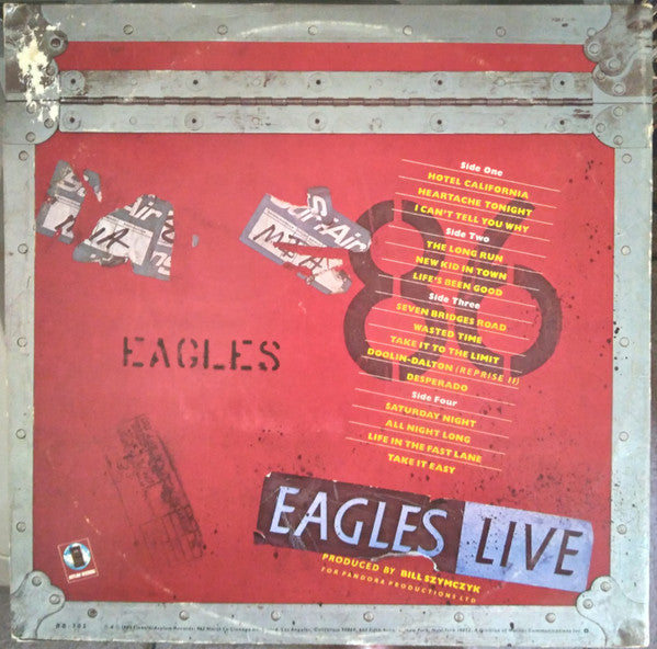 Eagles : Eagles Live (2xLP, Album, SP )