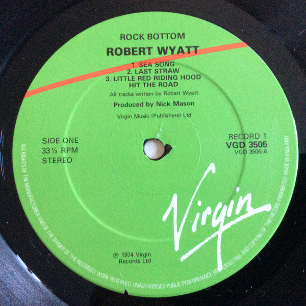 Robert Wyatt : Rock Bottom / Ruth Is Stranger Than Richard (2xLP, Album, Comp, RE, CBS)