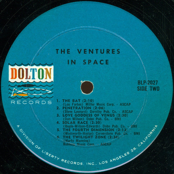 The Ventures : (The) Ventures In Space (LP, Album, Hol)